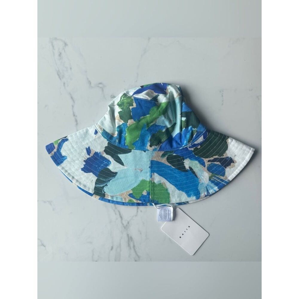 NWT Baiia Linen Bucket Hat - Monet